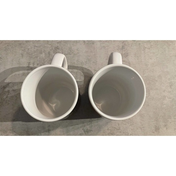 Set of 2 ~ Mugs “Hello Handsome; Hey Gorgeous” Red & Black - Picture 8 of 10